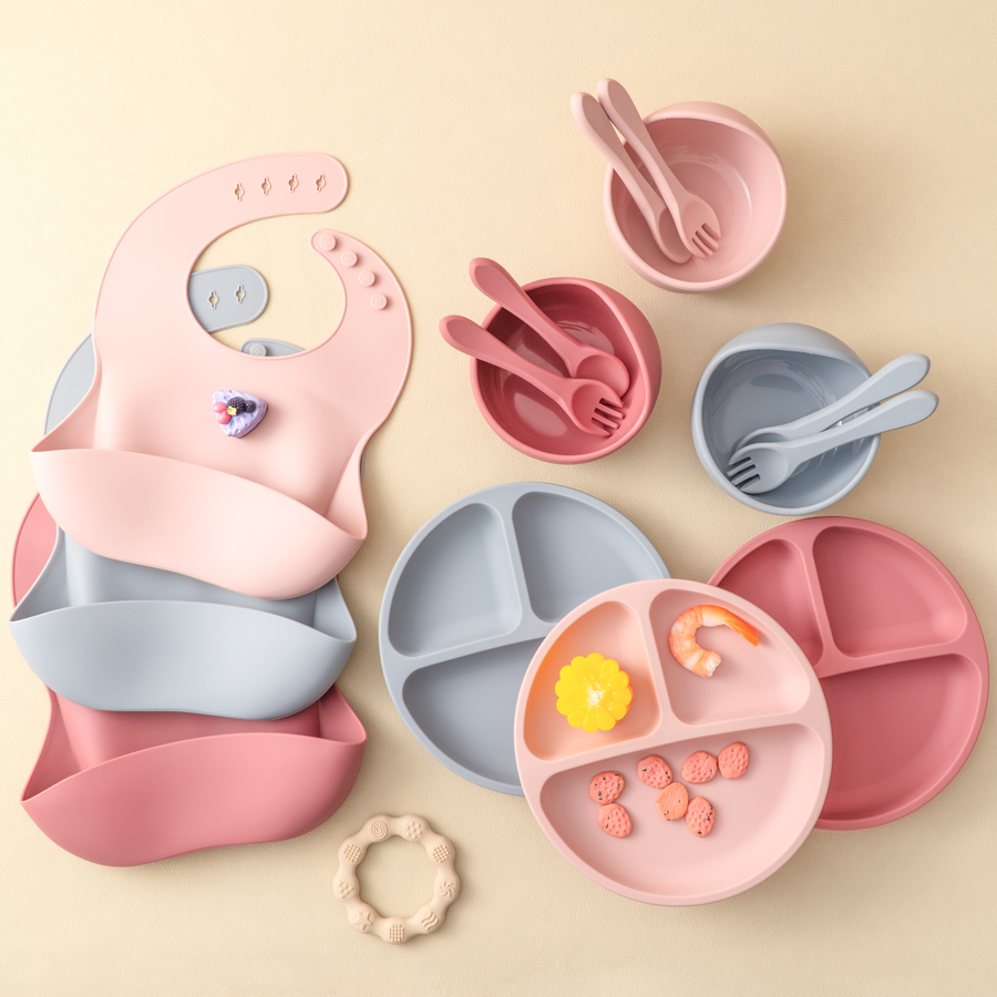 Baby Food Menu - 5 шт., детский силиконовый набор для